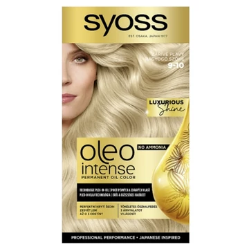 Syoss Oleo Intense tartós hajfesték 9-10 Ragyogó szőke