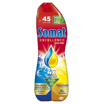 Somat Excellence Lemon mosogatógél 45 mosogatás 810 ml
