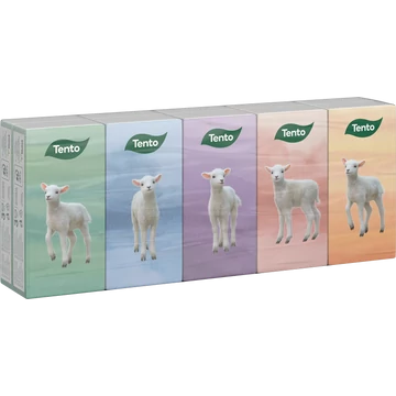 Tento Natural Soft Papír Zsebkendő 3 rétegű 10 x 10 db 