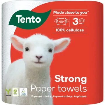 Tento Extra Strong Papírtörlő 3 rétegű 2 tekercs / 2 x 70 lap