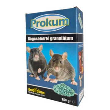 PROKUM Rágcsálóirtó Granulátum 25ppm 150 g (3x50g)
