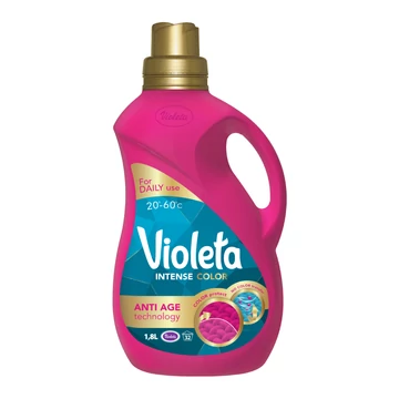 VIOLETA Intense color mosógél színes ruhákhoz, 1,8 L 30 mosás