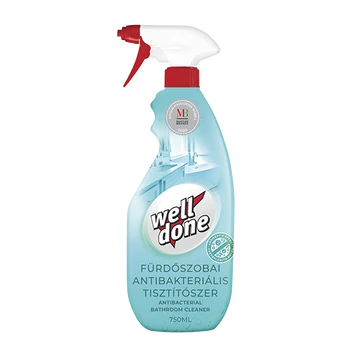 WELL DONE Fürdőszobai fertőtlenítő hatású tisztítószer szórófejes 750 ml