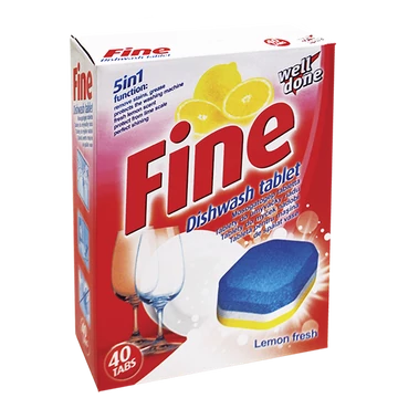 Fine 5 in1 mosogatógép tabletta 4 x 20 gr