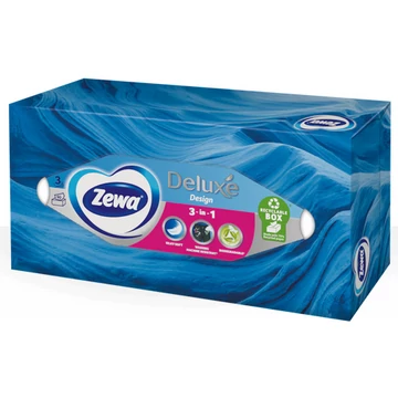 ZEWA DELUXE DOBOZOS PAPÍR ZSEBKENDŐ 150 DB