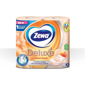 ZEWA DELUXE EÜ. PAPÍR  4 TEKERCS 3 RÉTEG CASHMERE PEACH