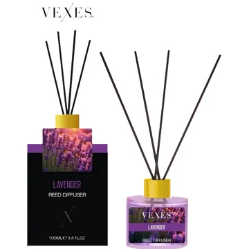 Vexes Pálcikás Room &amp; Office légfrissítő - 100 ml Lavender