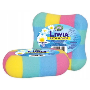 WIKA Liwia fürdőszivacs (színes kockás)