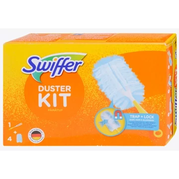 Swiffer Portörlő készlet kezdőszett Standard Duster Kit, 1 db rövid nyél + 4 db utántöltő