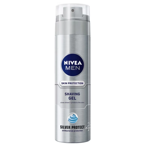 Nivea Borotvagél Men 200 ml Silver Protect