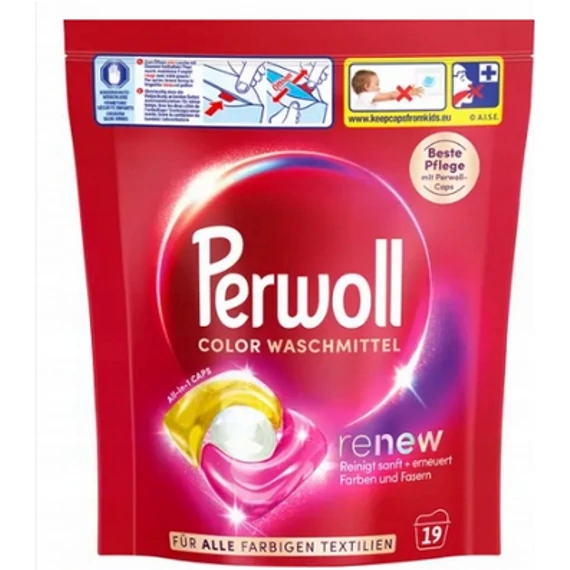 Perwoll 19 db Color mosókapszula 19 mosás