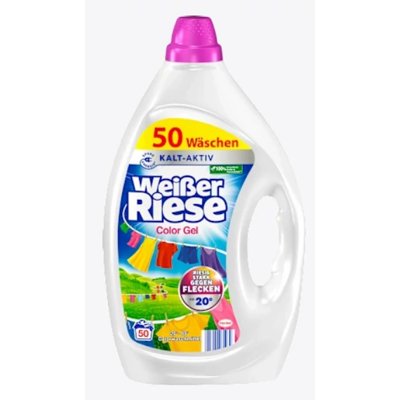 Weisser Riese Folyékony Mosószer 50 mosás 2,25 l Color