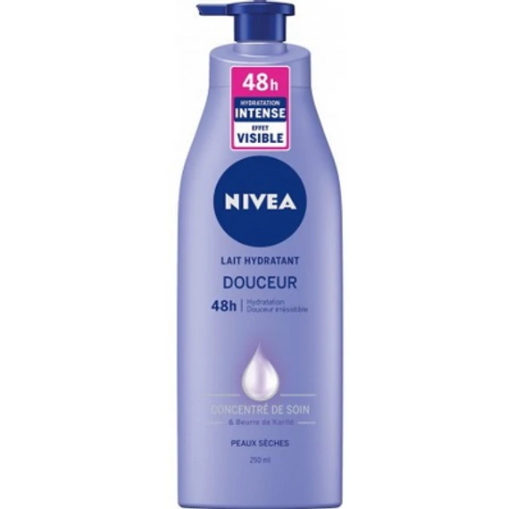 Nivea Testápoló Pumpás 250 ml Shea Butter Softness Milk