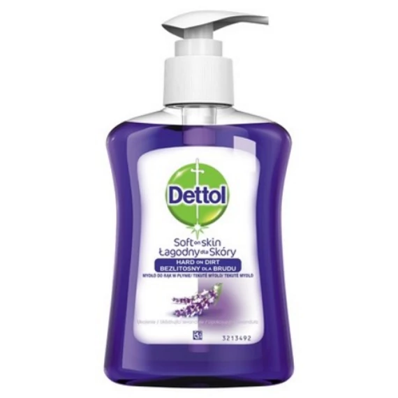 Dettol Folyékony Szappan Pumpás 250 ml Soft on Skin Levendula 