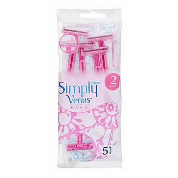 GILLETTE ELDOBHATÓ BOROTVA NŐI 5DB SIMPLE VENUS 2 BASI