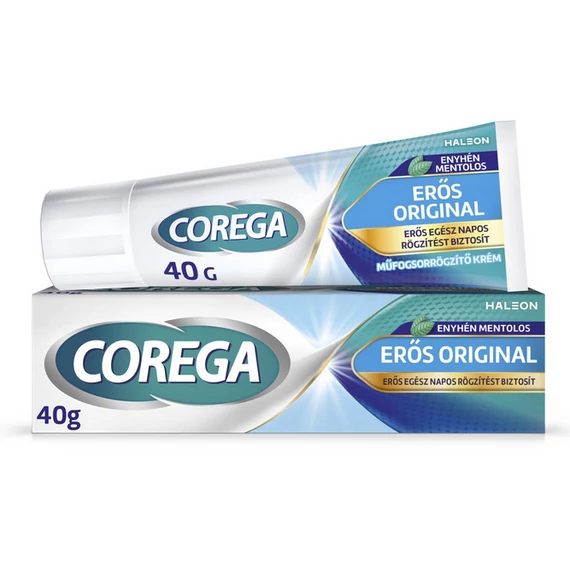 Corega Erős Original műfogsorrögzítő krém 40 g