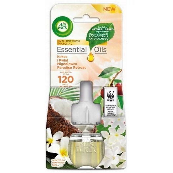 Air Wick Elektromos Illatosító utántöltő 19 ml Paradise Retreat Kokos