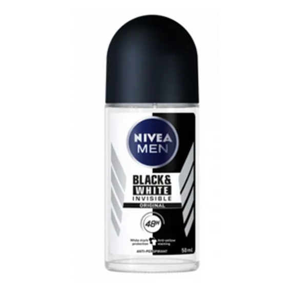 NIVEA Men Golyós Dezodor 50 ml INVISIBLE BLACK & WHITE ORIGINAL
