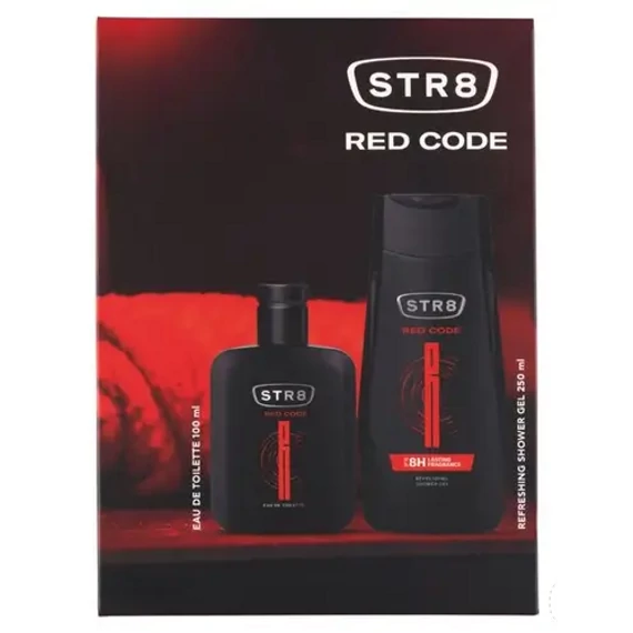 STR8 Ajándékcsomag Red Code EDT 100 ml+ Tusfürdő 250 ml