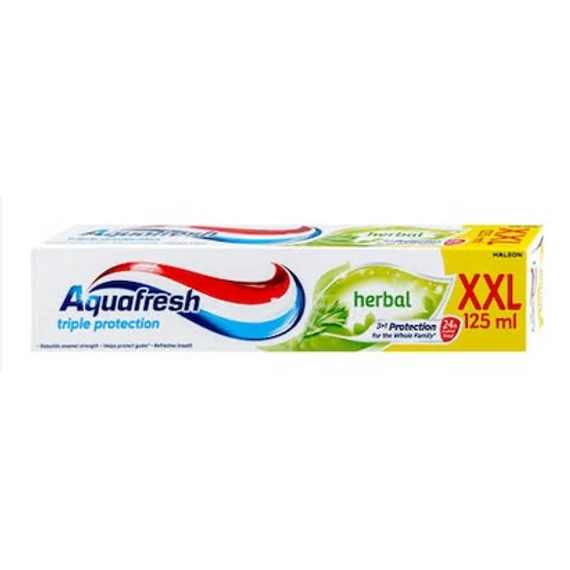 Aquafresh Fogkrém 125 ml Triple Protection Herbal