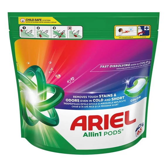 Ariel 65 db Folyékony Kapszula 65 mosás All in 1 Color