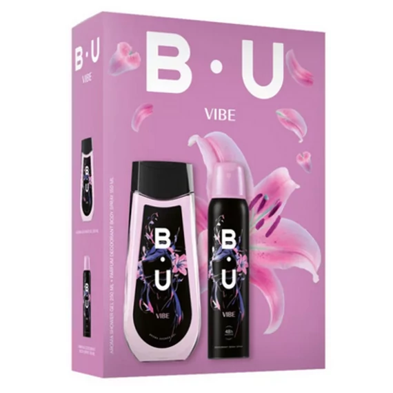 B.U. Ajándékcsomag Vibe deo 150 ml + tusfürdő 250 ml