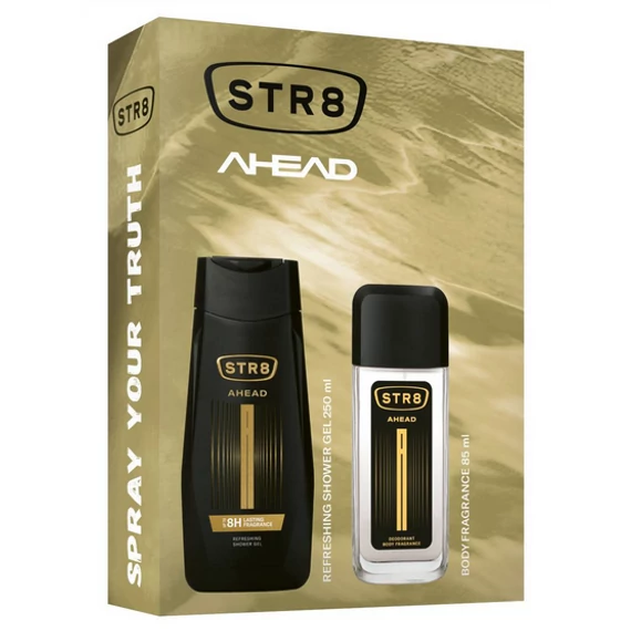 STR8 Ajándékcsomag Ahead Natural Spray 85 ml+ Tusfürdő 250 ml