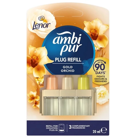Ambi Pur 3Vol elektromos utántöltő Gold Orchid - 20 ml