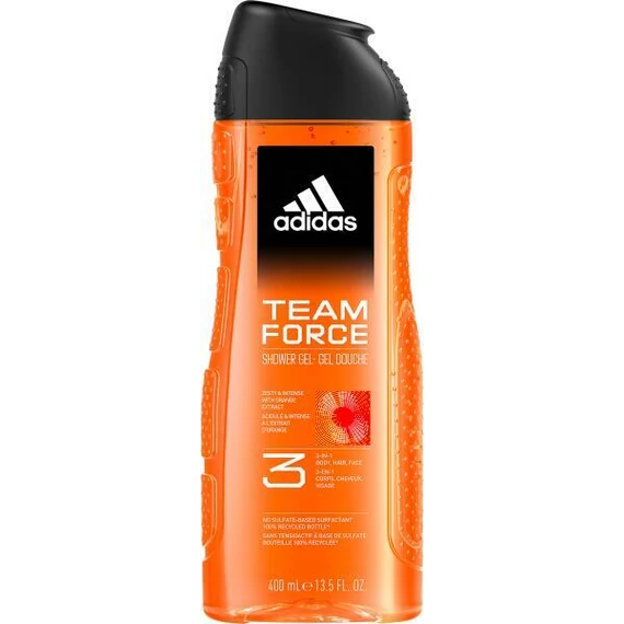 ADIDAS MEN TUSFÜRDŐ 400ML 3IN1 TEAM FORCE