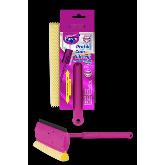 Ablaklehúzó Parex Gumi + Szivacs 33 cm Állítható Fogóval