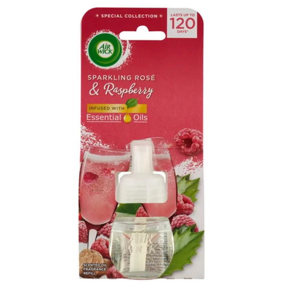 Air Wick Elektromos Utántöltő 19 ml ROZÉ PEZSGŐ ÉS MÁLNA