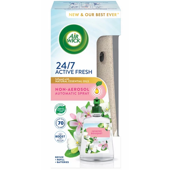 Air Wick Active Fresh Készülék és utántöltő 228 ml Jasmin Csokor