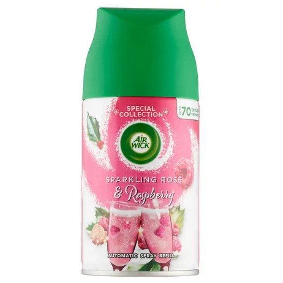 Air Wick Freshmatic automata légfrissítő spray utántöltő ROZÉ PEZSGŐ ÉS MÁLNA 250 ml