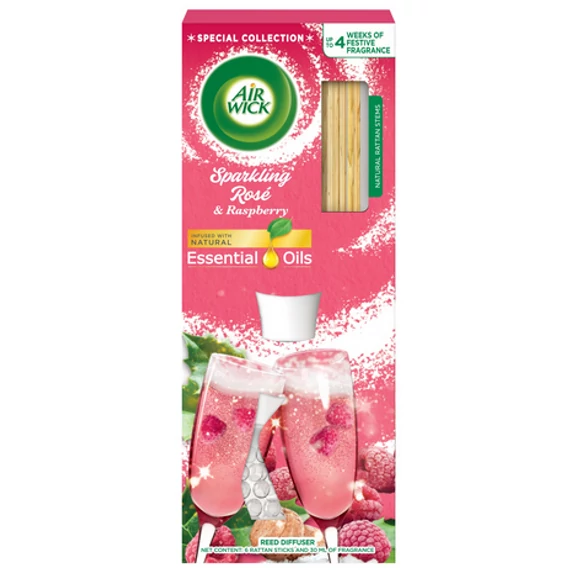 AIR WICK REED PÁLCIKÁS ILLATOSÍTÓ 40ML RÓZÉ PEZSGŐ & MÁLNA