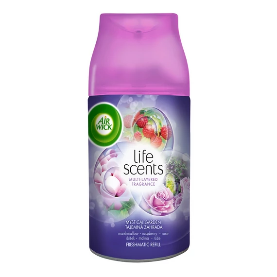 Air Wick Freshmatic Life Scents automata légfrissítő spray utántöltő Titokzatos Kert 250ml