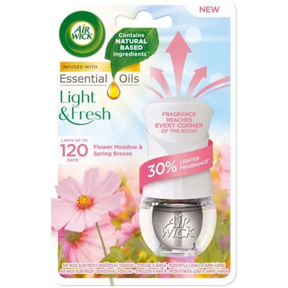 Air Wick Elektromos Készülék Utántöltővel 19 ml Tavaszi virágos mező