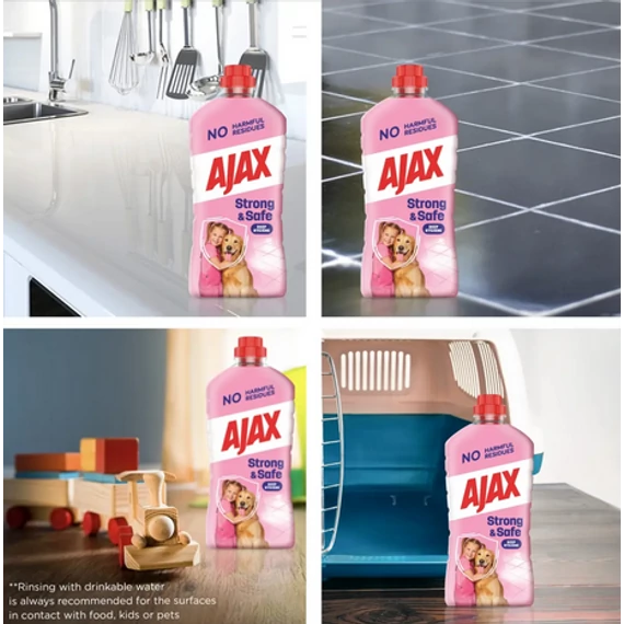 Ajax Strong & Safe általános tisztítószer - 1000 ml