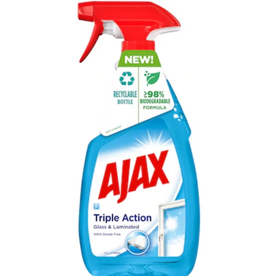 Ajax Üvegtisztító Szórófejes Triple Action 500 ml