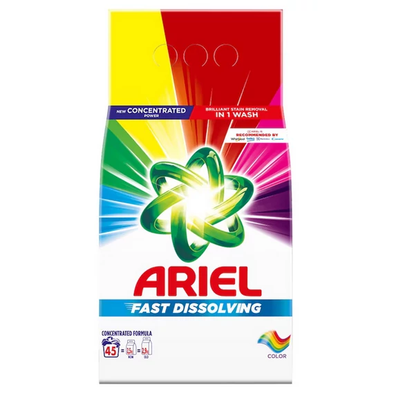 Ariel 2,475 kg Mosópor  45mosás Color 