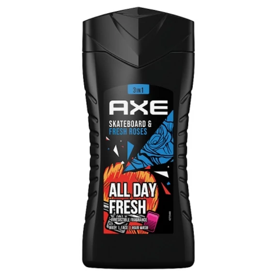 AXE TUSFÜRDŐ 250ML / SKATEBOARD &FRESH ROSES