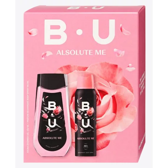 B.U. AJÁNDÉKCSOMAG DEO SPRAY 150ML+TUSFÜRDŐ 250ML ABSOLUT