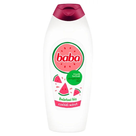 Baba frissítő tusfürdő görögdinnye illattal 750 ml