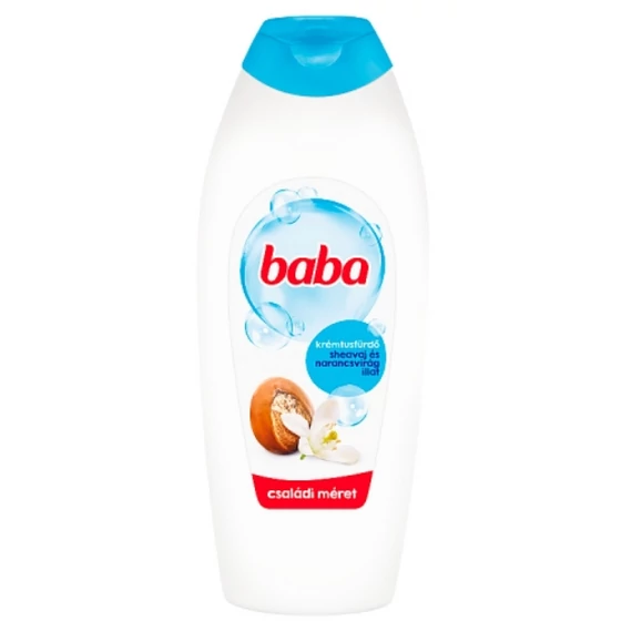 Baba sheavaj és narancsvirág illat krémtusfürdő 750 ml