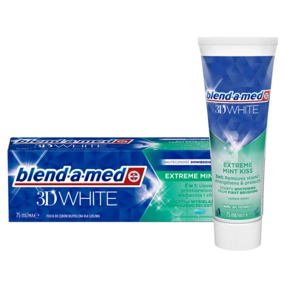 Blend-a-med 3D White Fresh Extreme Mint Kiss Fogkrém 75 ml