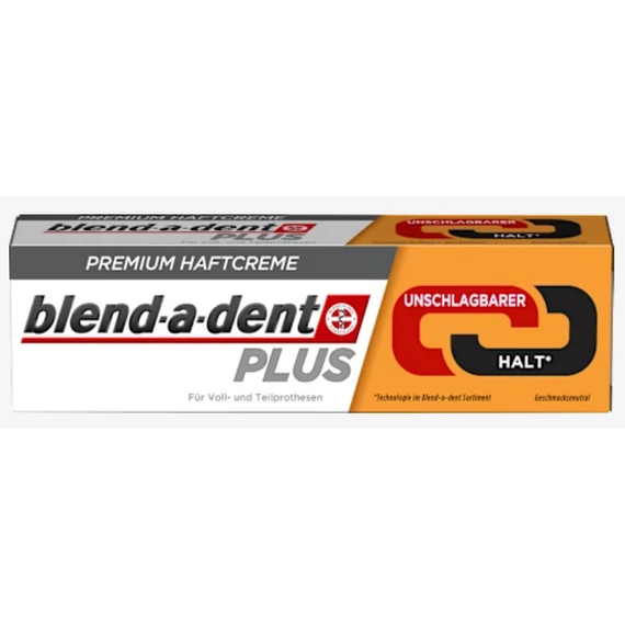 Blend A Dent műfogsorrögzítő krém 40 g Plus Premium Unschlagbarer/Dual Power  /SZUPER ERŐS/