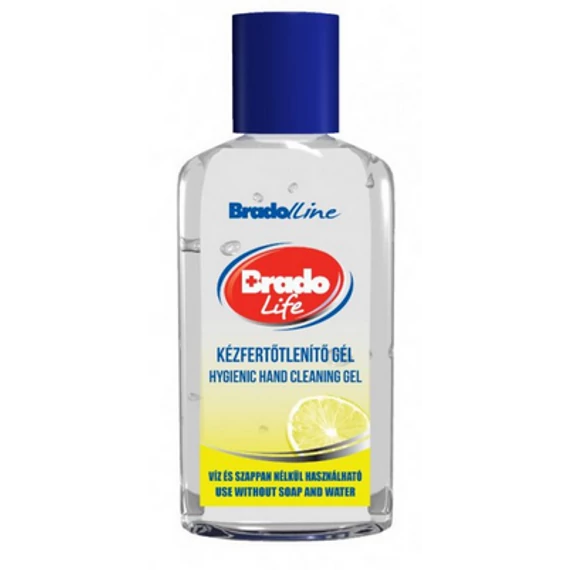 Bradolife Kézfertőtlenítő gél 50ml citrom