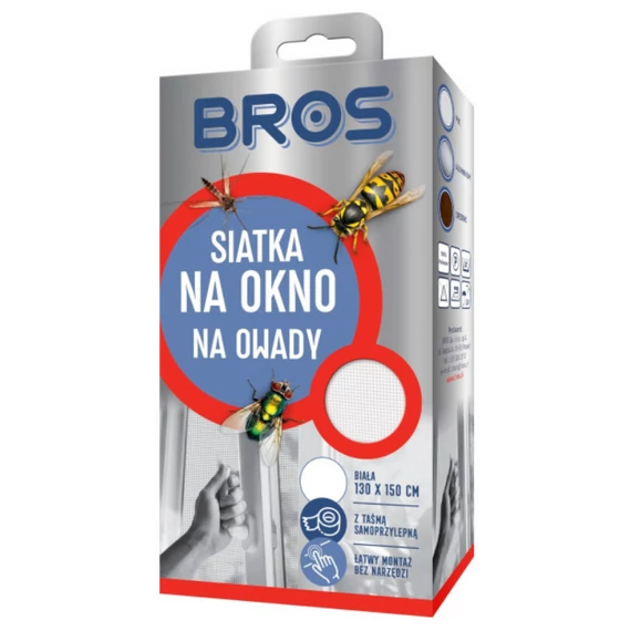 Bros Szúnyogháló ablakra 130 cm x 150 cm B013