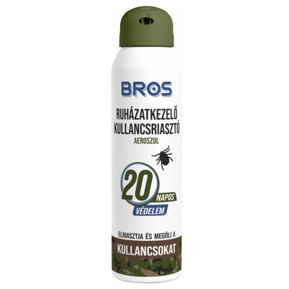 Bros Ruházatkezelő Kullancsirtó / Riasztó Aeroszol 90 ml B554