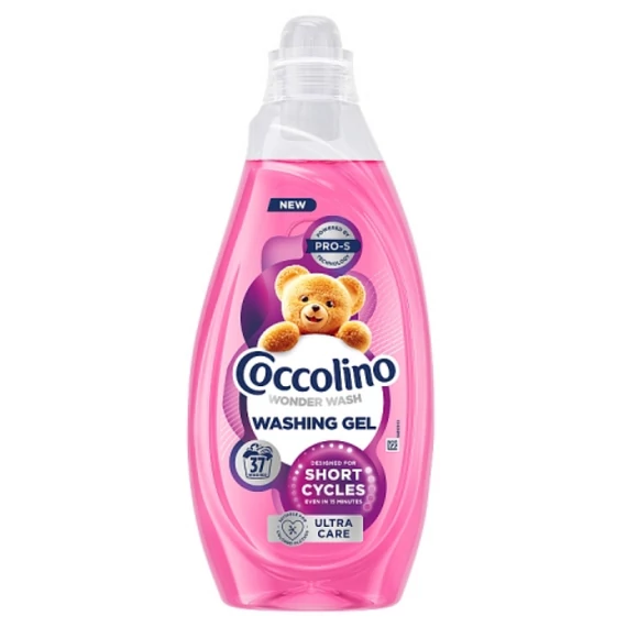 COCCOLINO Wonder Wash Mosógél Gyors mosáshoz Ultra Care 37X 1,48 L