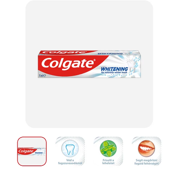 COLGATE Fogkrém 75 ml WHITENING